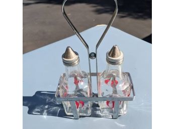 Awesome Diner Retro Piece - Hot Sauce And Metal Holder