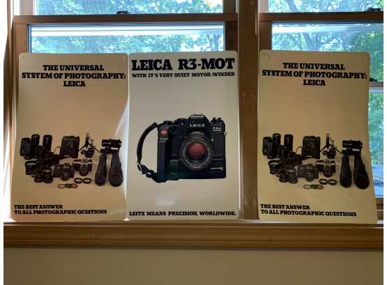 3 Vintage Leica Advertising Posters!
