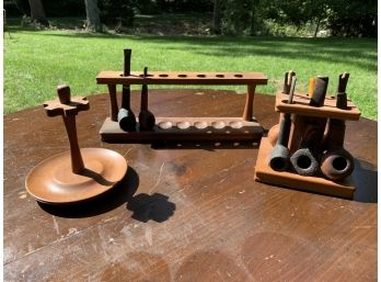 Vintage Pipes And Pipe Holders