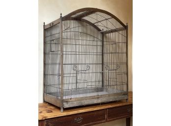 Vintage French Birdcage Purchased At Parc Monceau