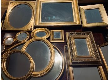 Grouping Misc Gilt Mirrors