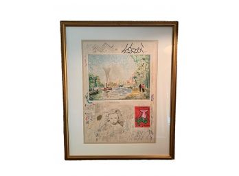 Ma Petite Cherie Signed Lithograph