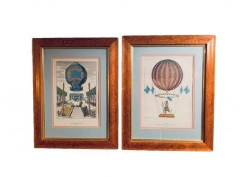 Sweet Pair Flying Balloon Prints