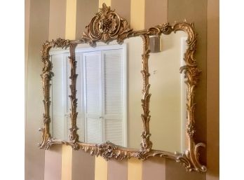 French Gilt Hallway Mirror