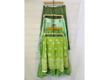 4 Women's Green Skirts, TALBOTS & ColdWater Creek, NWT