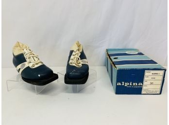 Vintage Women's Alpina Ski Shoes Made In Yugoslavia
