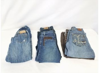 6 Pairs Of Toddler And Boys Jeans Encye Boys,  Phat Farm, Canyon River