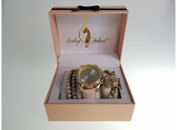 Baby Phat Arm Candy Watch & Bracelet Set