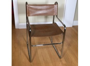 Amazing Vintage Tubular Steel Chrome Chair 1960's / 1970's  FANTASTIC PIECE ! - Great Lines & Condition