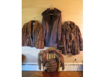 Real Fur Jackets, Muff, Wrap And Lambskin Jacket