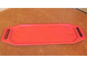 Red Wood Serving Tray Finland