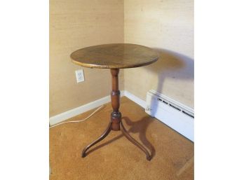 Vintage Round Side Pedestal Table