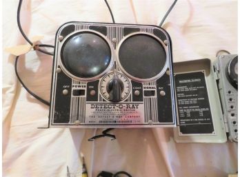 Vintage Detect O Ray Photo Electric Switch And Multimeter