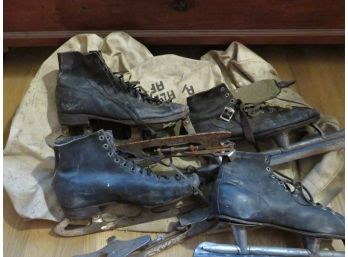 Antique Ice Skates And Blades