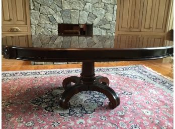 Single Pedestal Dining Room Table With 1 Leaf