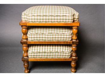Ethan Allen Stacking Stools