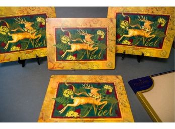 Eight Pimpernel Reindeer Placemats