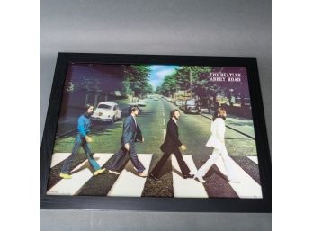 Holographic Framed 'Abbey Road' Cover By The Beatles