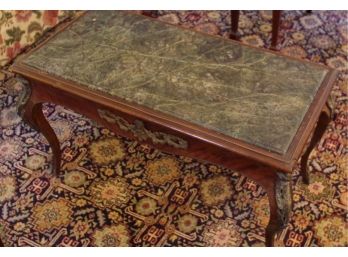 Pair Of Matching Marble Top Coffee Tables