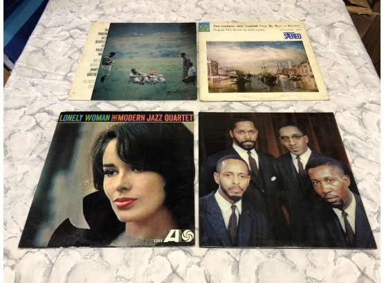 CIRCA 1960'S LOT OF 4 Famous Jazz Artists 12' LP 33 RPM Records In Near Mint Condition