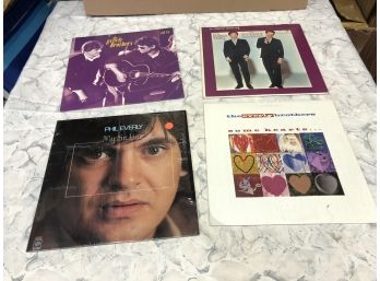Lot Of 4 Everly Brother's 12' LP 33rpm Albums - MYSTIC LINE-SOME HEARTS - ITS EVERLY TIME & More Near Mint