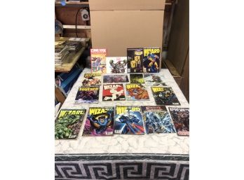Nice Lot Of WIZARD Comic Book Price Guides 1990s + & More Over A Dozen