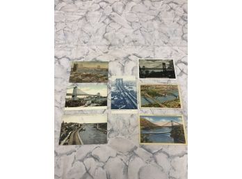 Lot Of 7 Vintage 1920s-1940s NYC Post Cards In  Very Nice Condition