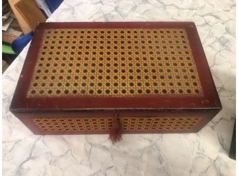 Pair Of 1950s Jewelry/storage Boxes In Very Nice Condition Approx 13'x7' Largest See Pics