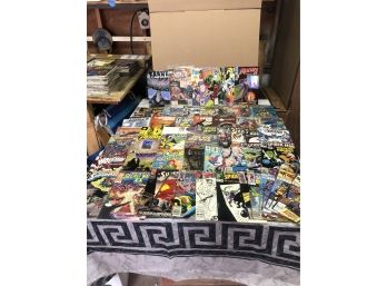1980s+ Lot Of 50+ Comic Books MARVEL- DC Some Bagged And Boarded In VG Cond