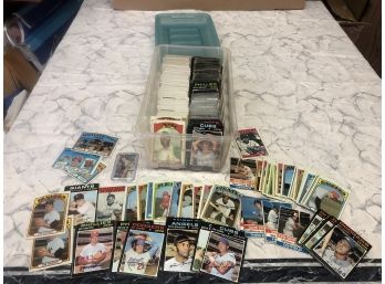 Vintage 1971 To 1975 Huge Lot 700+ Baseball Cards - Santo - Grote - Very Fine Condition