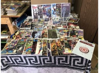 Lot Of 50+ Comic Books 1990s+ DC - Marvel - Independent Bagged And Boarded In Exc Cond See Pics