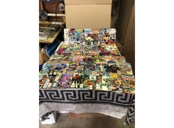 1970s+ Lot Of 55+ Comic Books MARVEL Some Bagged And Boarded In VG Cond