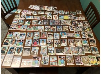 Nice Lot Of 150+ 1970s Baseball Cards SEAVER-MUNSON-JACKSON & More VG Condition Many In Protective Sleeves