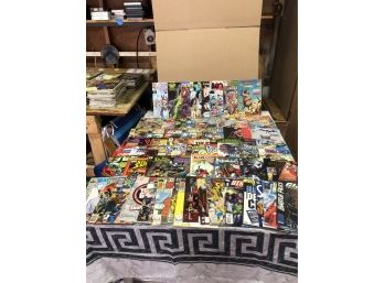 1980s+ Lot Of 60+ Comic Books HARVEY-MARVEL- DC Some Bagged And Boarded In VG Cond
