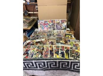 1980s+ Lot Of 50+ Comic Books DC - Marvel - Independent Bagged And Boarded In Exc Cond See Pics
