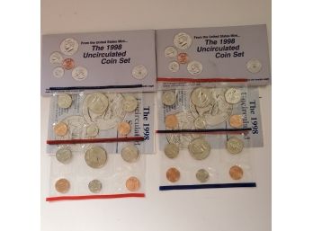 1998 US Mint Uncirculated Coun Sets