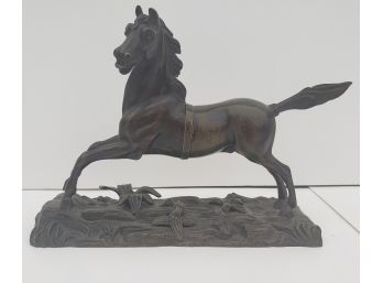 Antique Bronze Horse Sculpture -unsigned