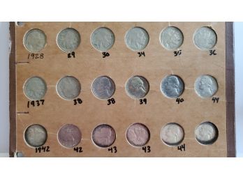 Collection Of Nickels 1928 And Up