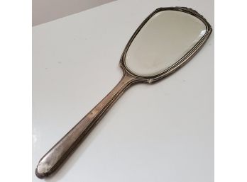 Large Sterling Silver Hand Mirror