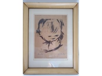 Bunky Signed By Listed Artist William Blakeslee (1921-2012)