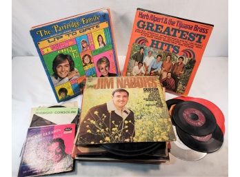 Large Lot Of Vintage Vinyl Records, Holiday, The Partridge Family, Christmas, Jim Nabors, Dean Martin - Lot#2
