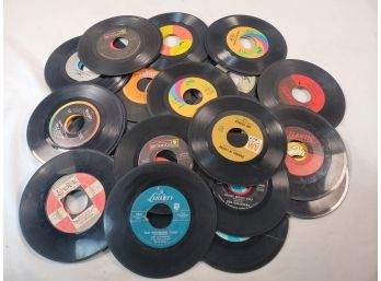 Nice Assortment Of Fifty Vintage 45 RPM Records -Joe Cocker, Elton John, Sonny & Cher & More Lot #2