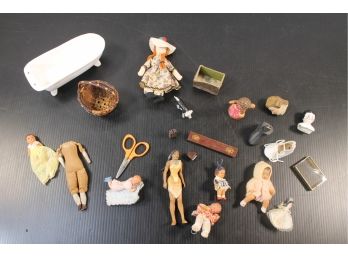 Vintage Collection Of Kewpie Doll's & Accessories