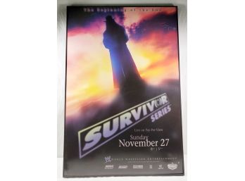 2006 WWE World Wrestling Entertainment Survivor Series Pay Per View Framed Poster