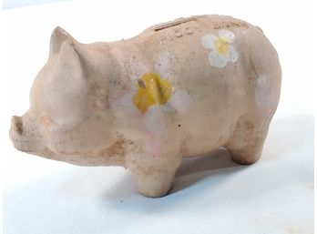 Vintage Wenden Crafts NY Plastic/Resin Piggy Bank