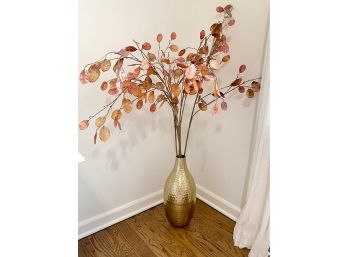 Faux Silver Dollar Branches In Shades Of Pink And Red