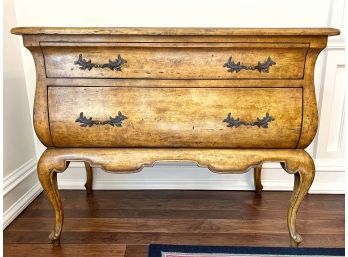 Dutch Two-Drawer Bombe Chest