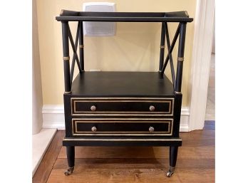 Regency Style Etagere With 2 Drawers