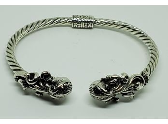 Bali Sterling Silver Octopus Cuff Bracelet