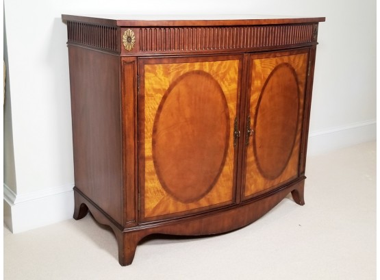 A Burl Wood Commode By Ethan Allen